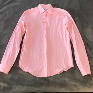 Calvin Klein Slim Fit Stretch Button Down Shirt